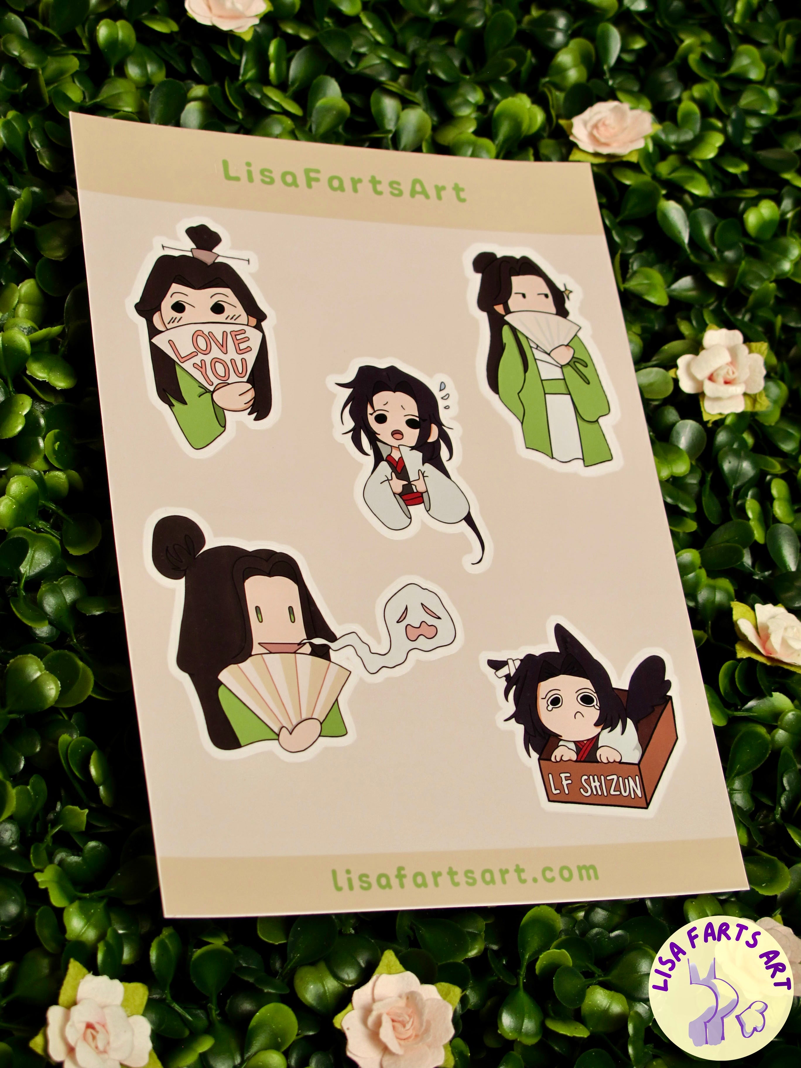 Love You Sticker Sheet