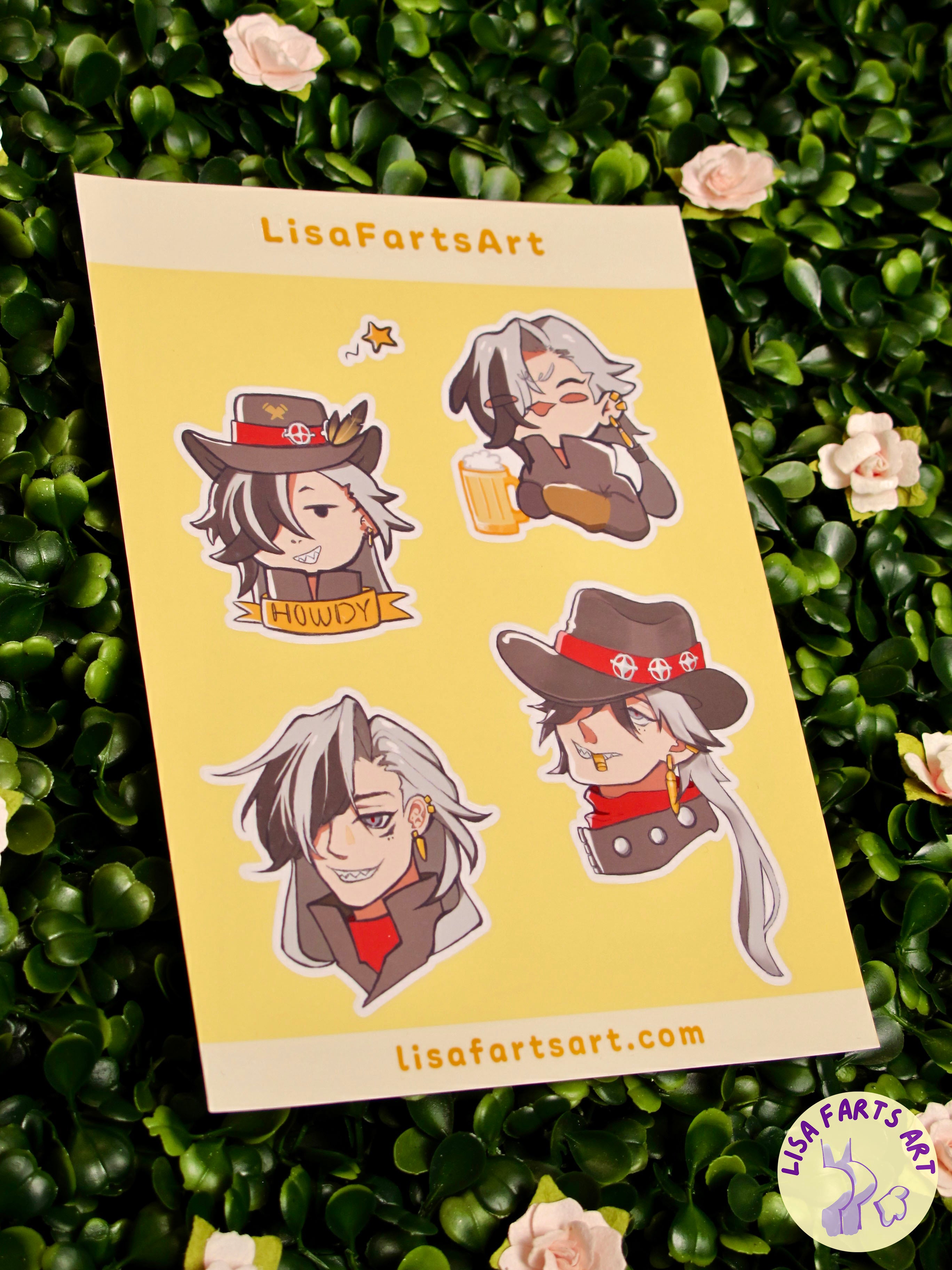 Howdy Sticker Sheet