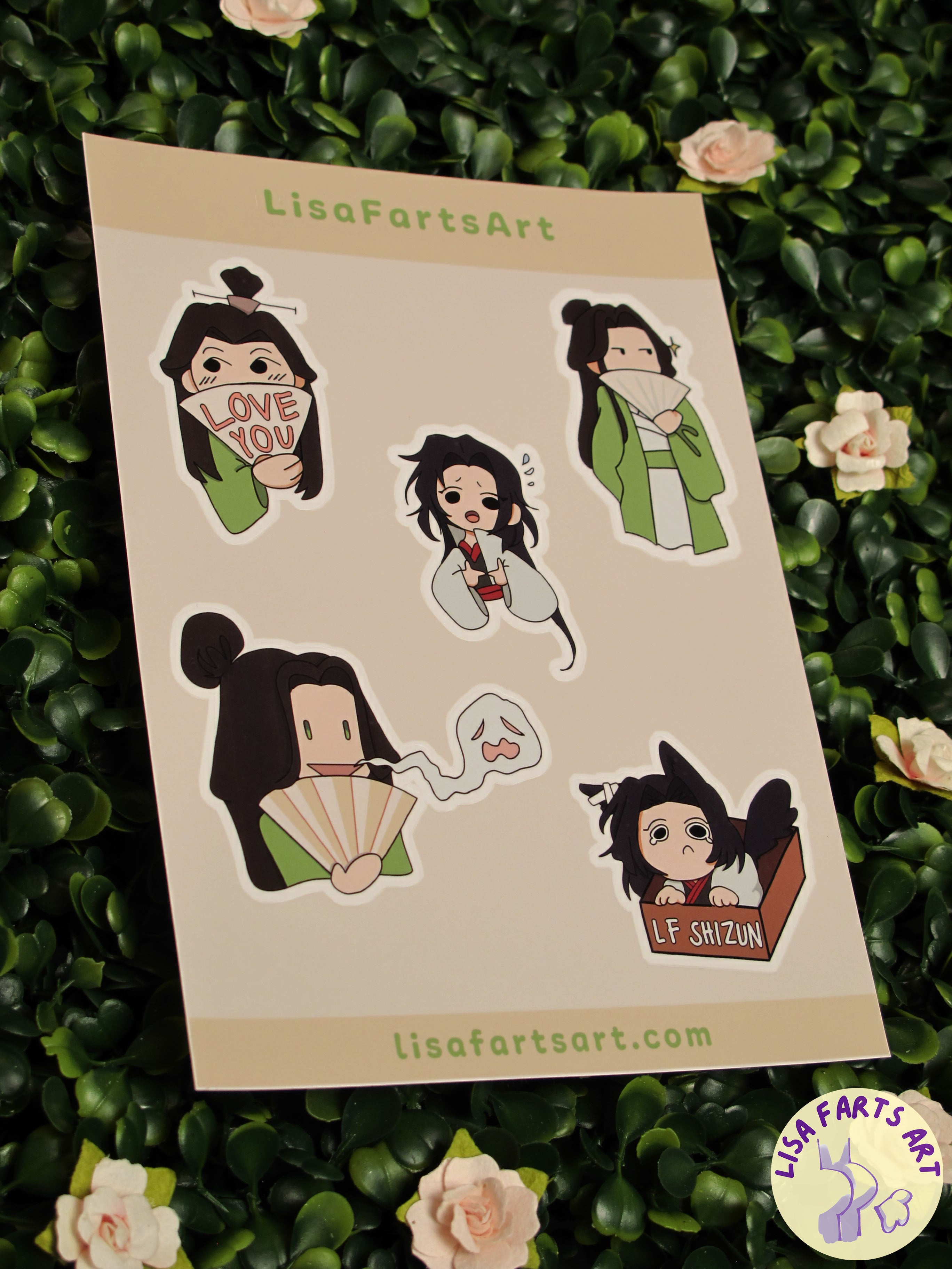 Love You Sticker Sheet