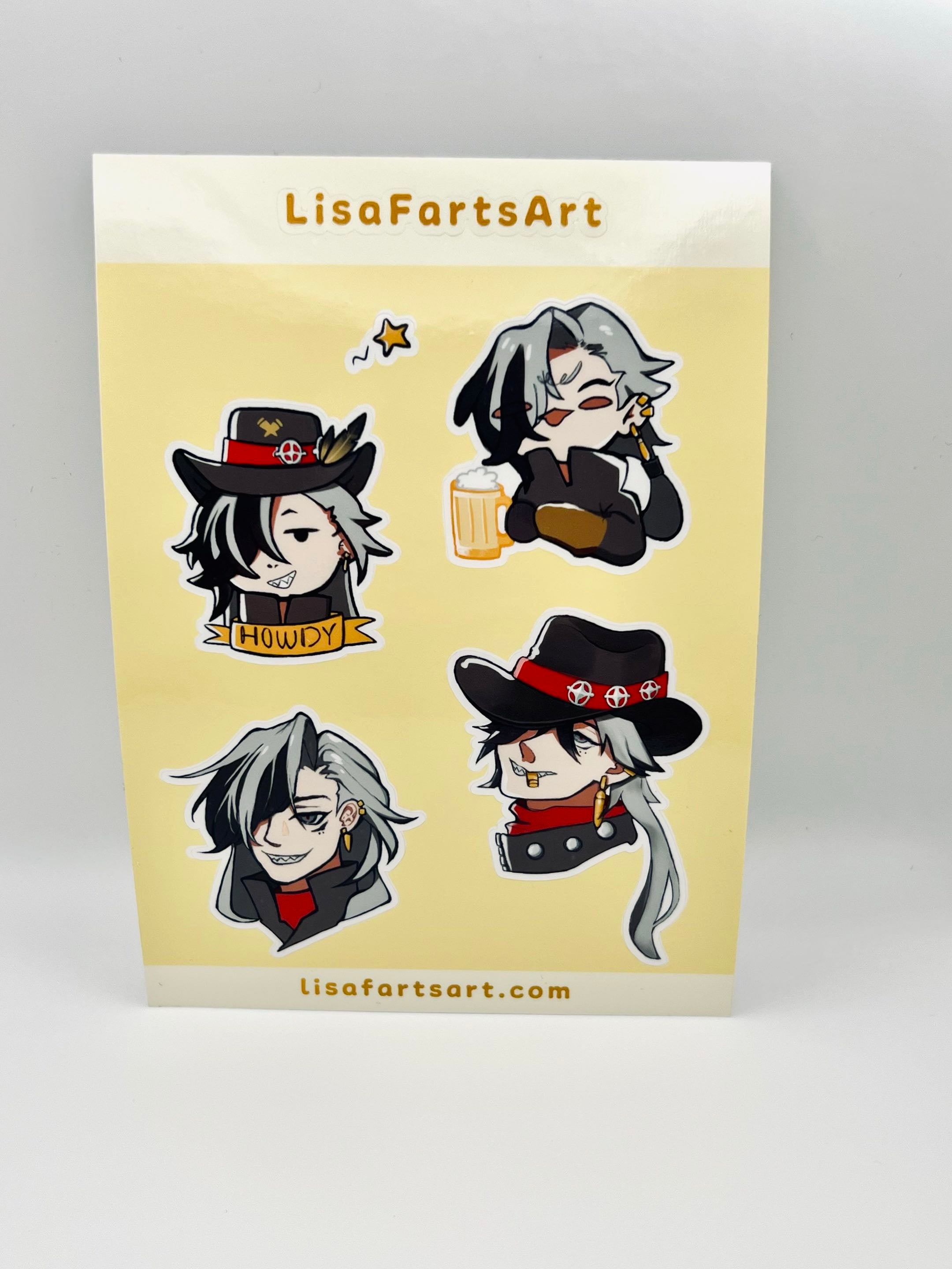 Howdy Sticker Sheet